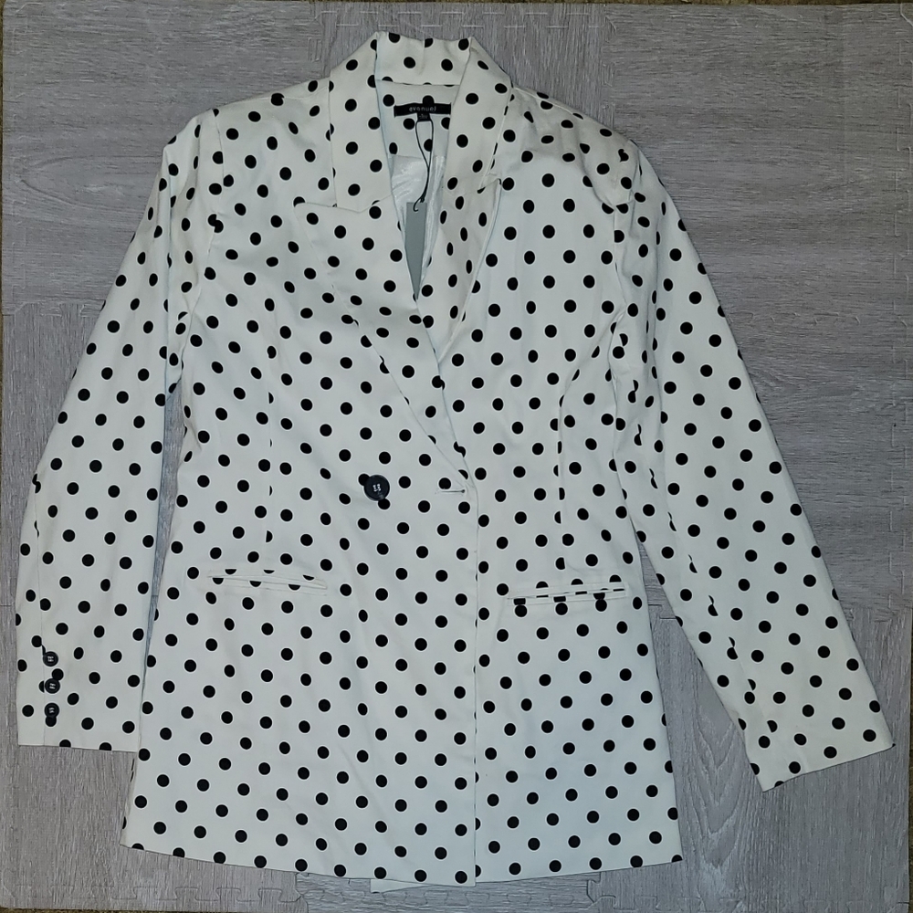 Polka dot Blazer l/xl